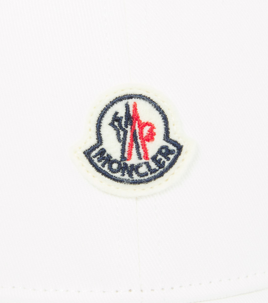 Cappello da baseball in gabardine di cotone con logo | Moncler Enfant