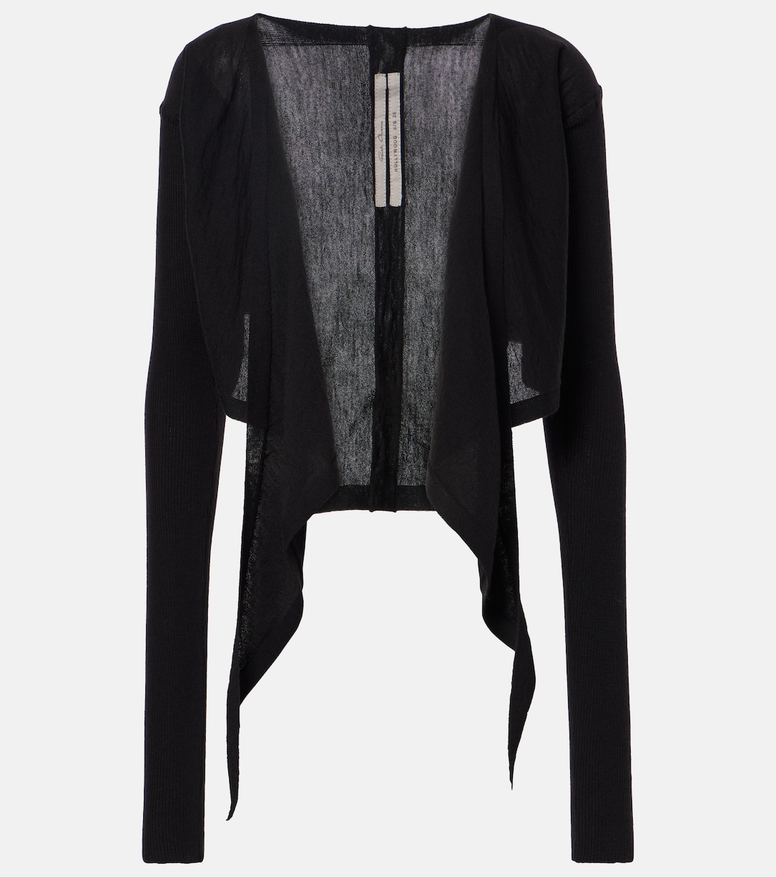 Cropped virgin wool sweater | Rick Owens