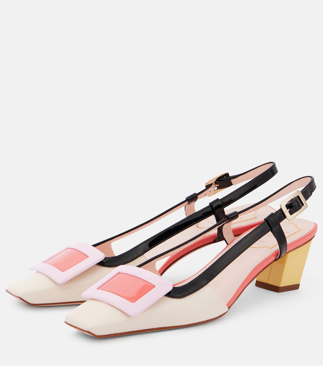 Scarpette slingback in vernice Belle Vivier 45 di Roger Vivier per uno stile giovane e raffinato