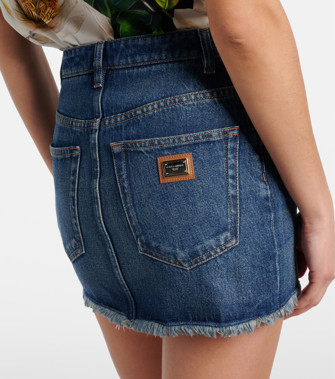 Denim miniskirt | Dolce&Gabbana