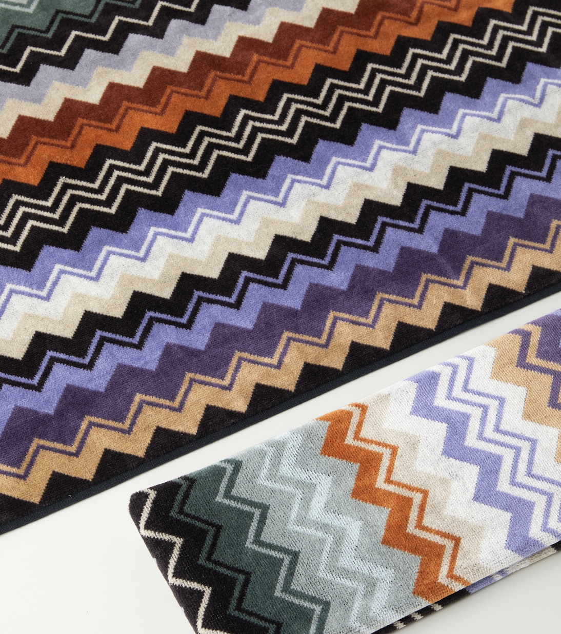 Giacomo hand towel and bath towel set | Missoni