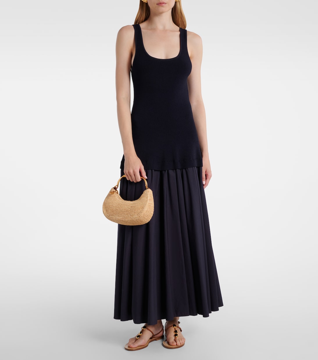 Nixi Mini raffia tote bag | Simkhai