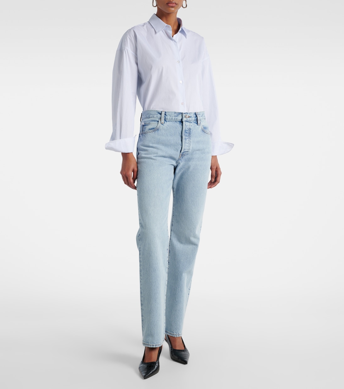 Jeans regular Staple a vita alta | Frame