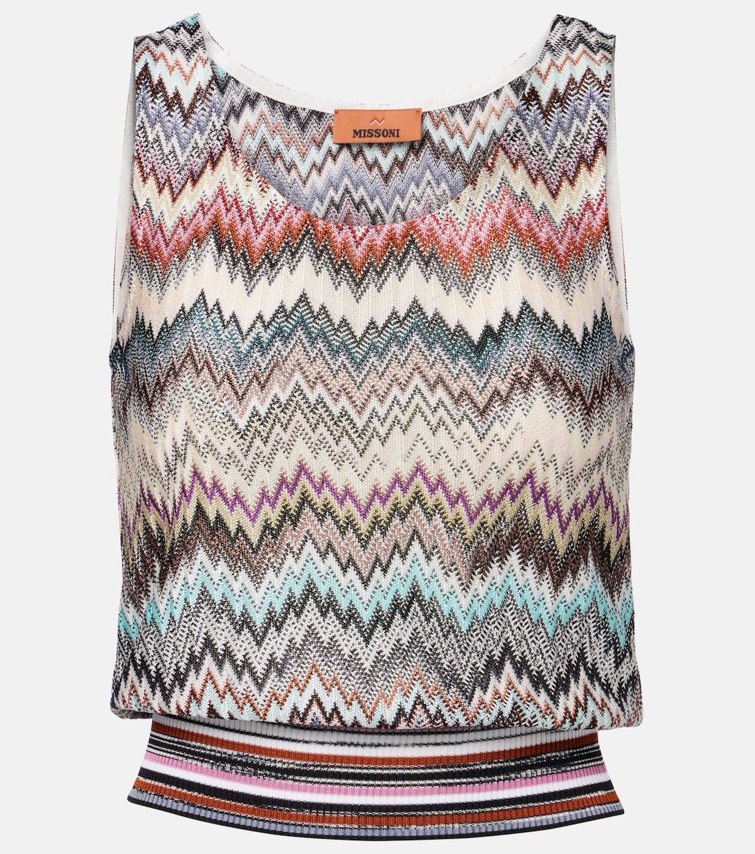 Top aus Häkelstrick | Missoni