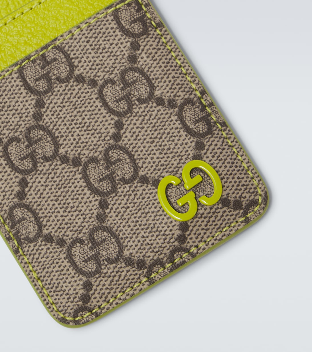 Kartenetui GG Supreme aus Canvas und Leder | Gucci