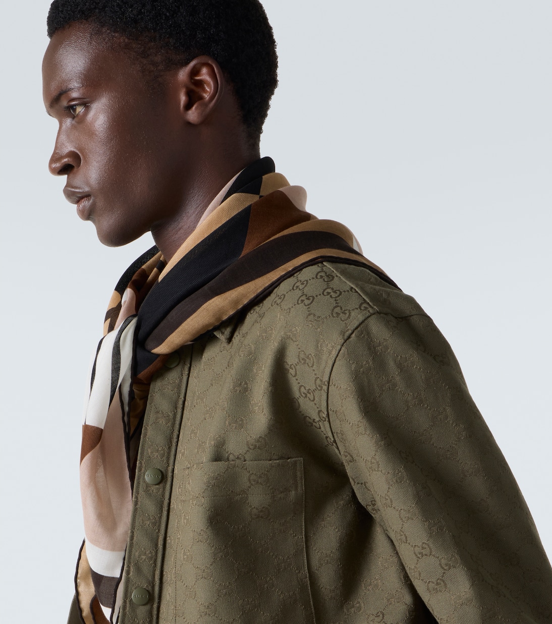 Printed cashmere scarf | Gucci