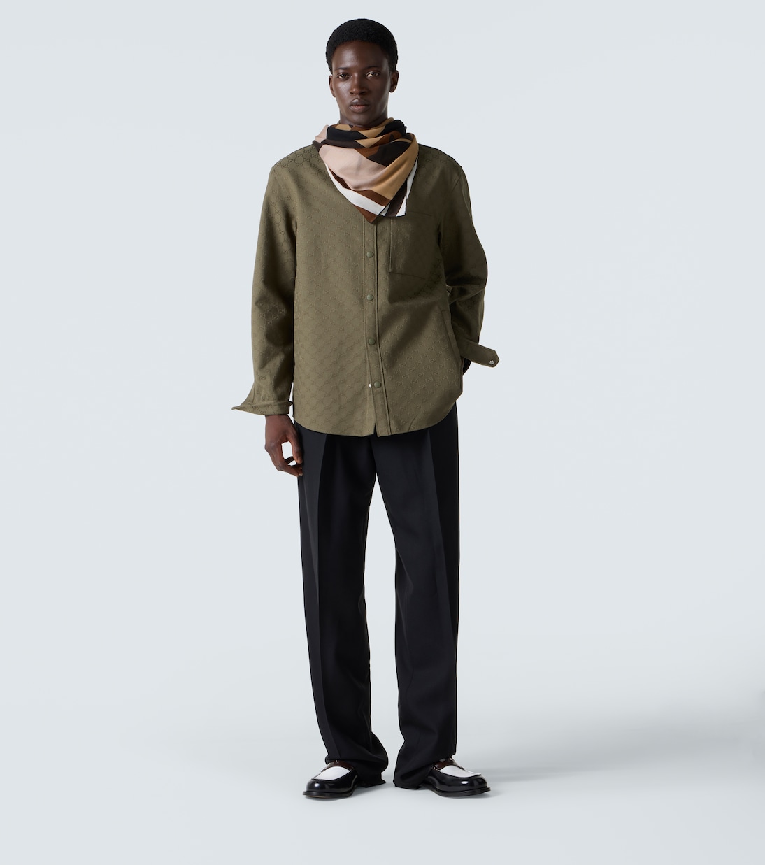 Printed cashmere scarf | Gucci