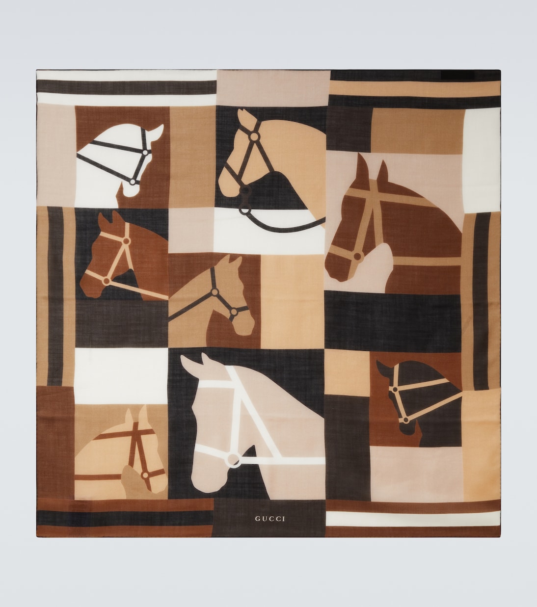 Printed cashmere scarf | Gucci