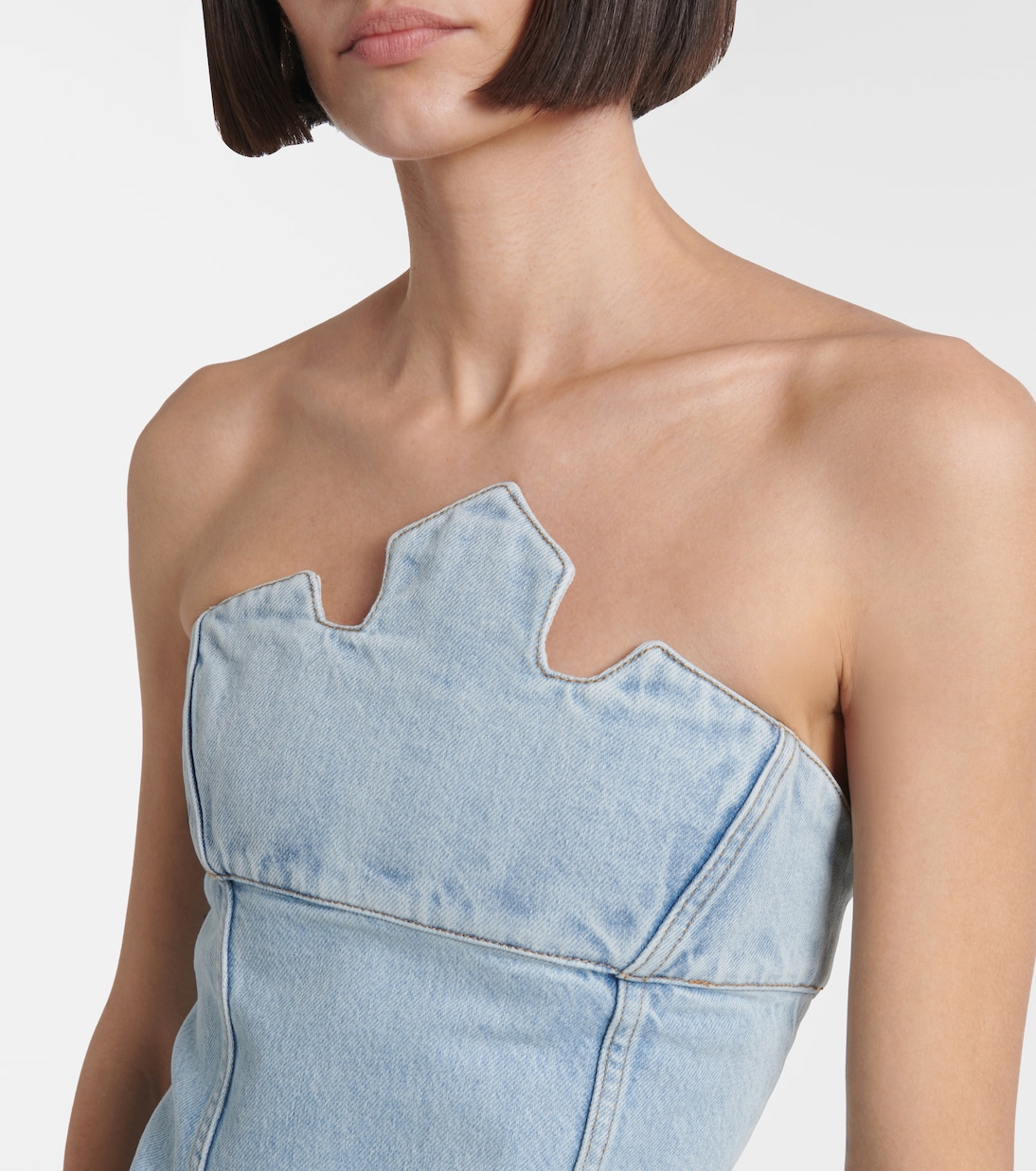 x Disney® 데님 뷔스티에 드레스 | Coperni