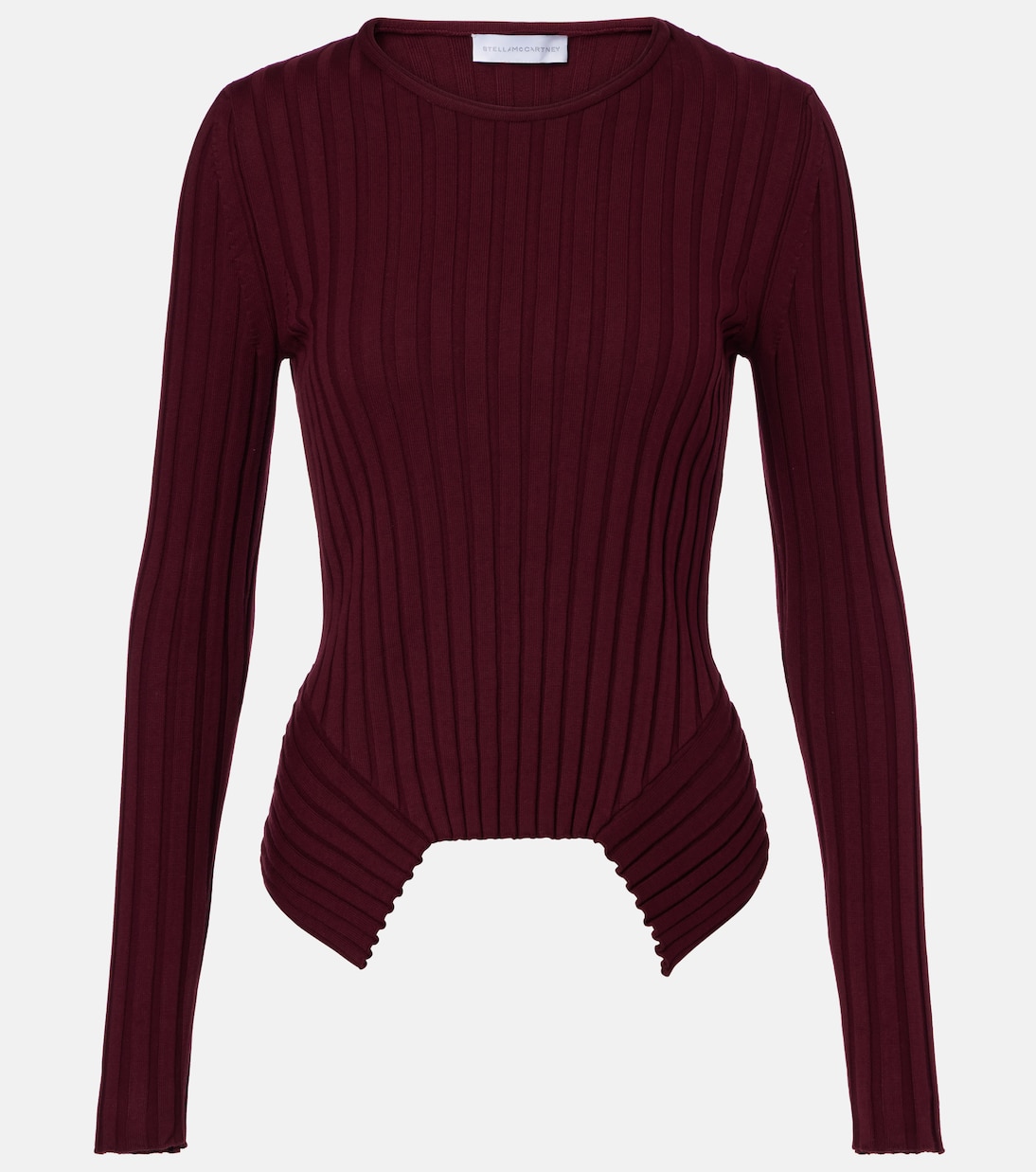Ribbed-knit cotton top | Stella McCartney