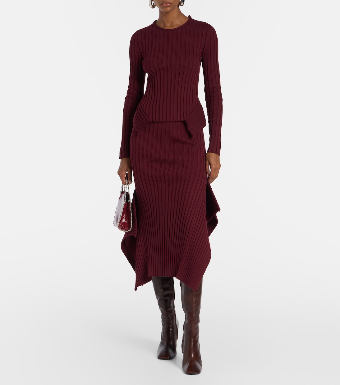 Ribbed-knit cotton top | Stella McCartney