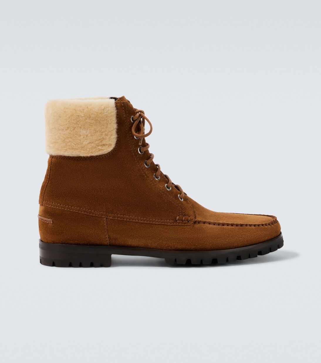 Botas Sycamor de ante con borrego | Manolo Blahnik