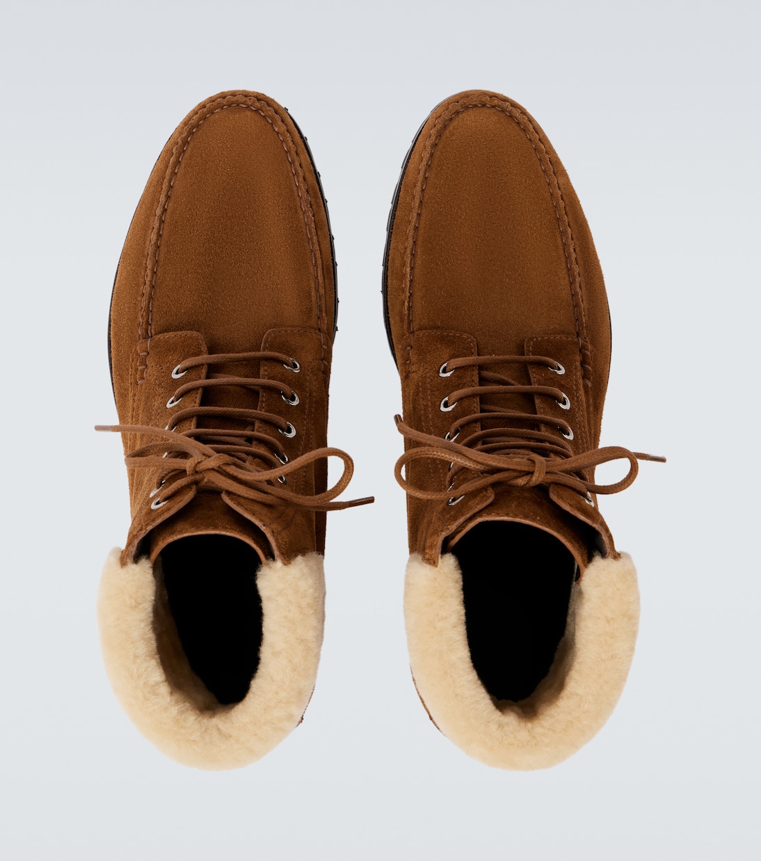 Botas Sycamor de ante con borrego | Manolo Blahnik