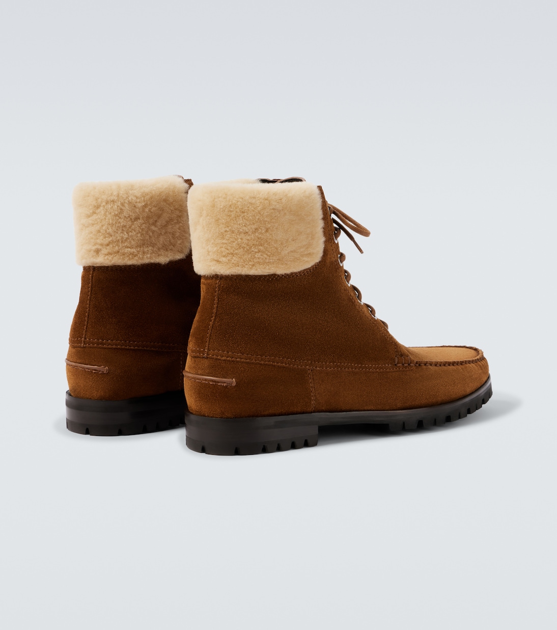 Botas Sycamor de ante con borrego | Manolo Blahnik