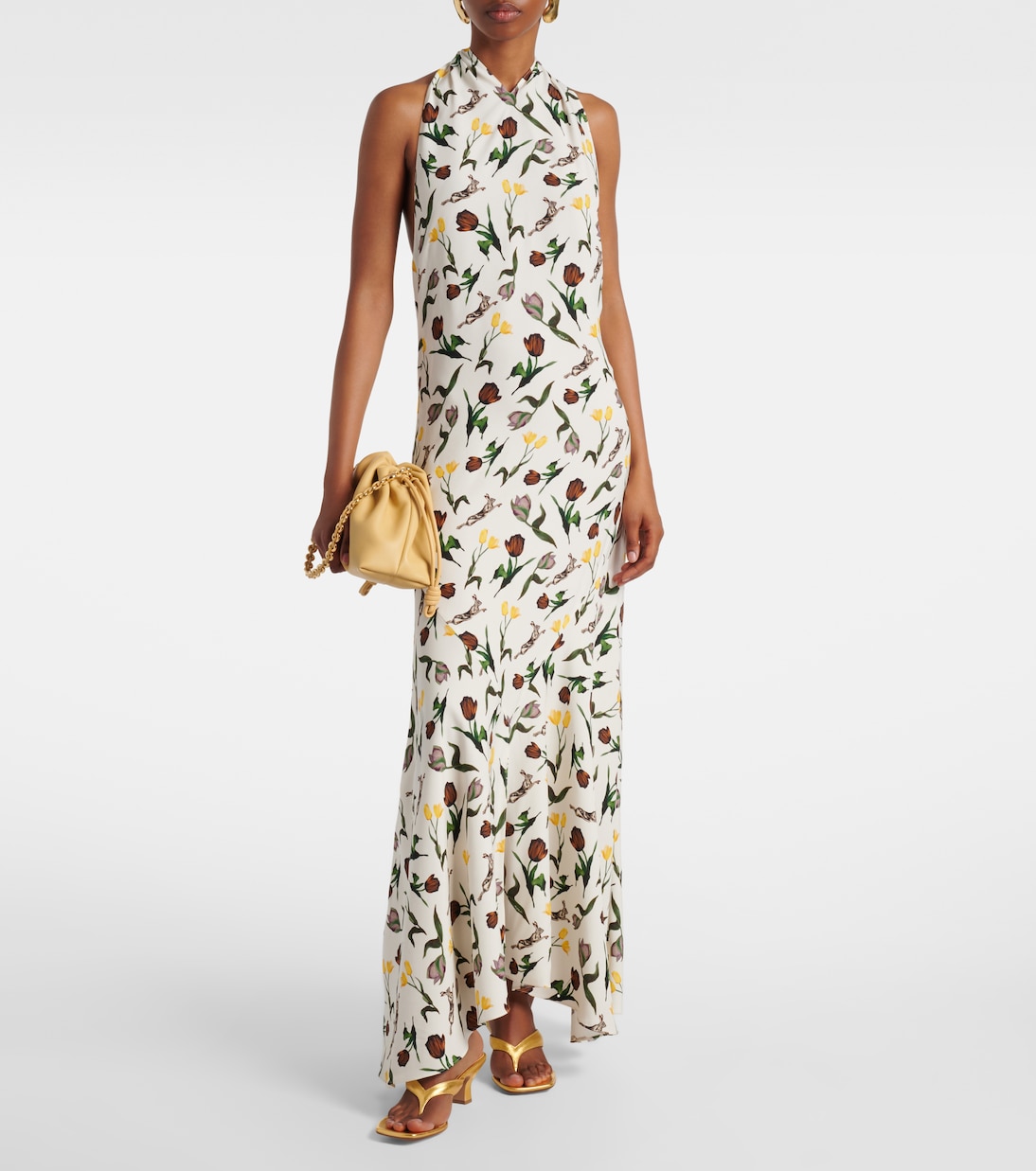 Robe midi à fleurs | Marni