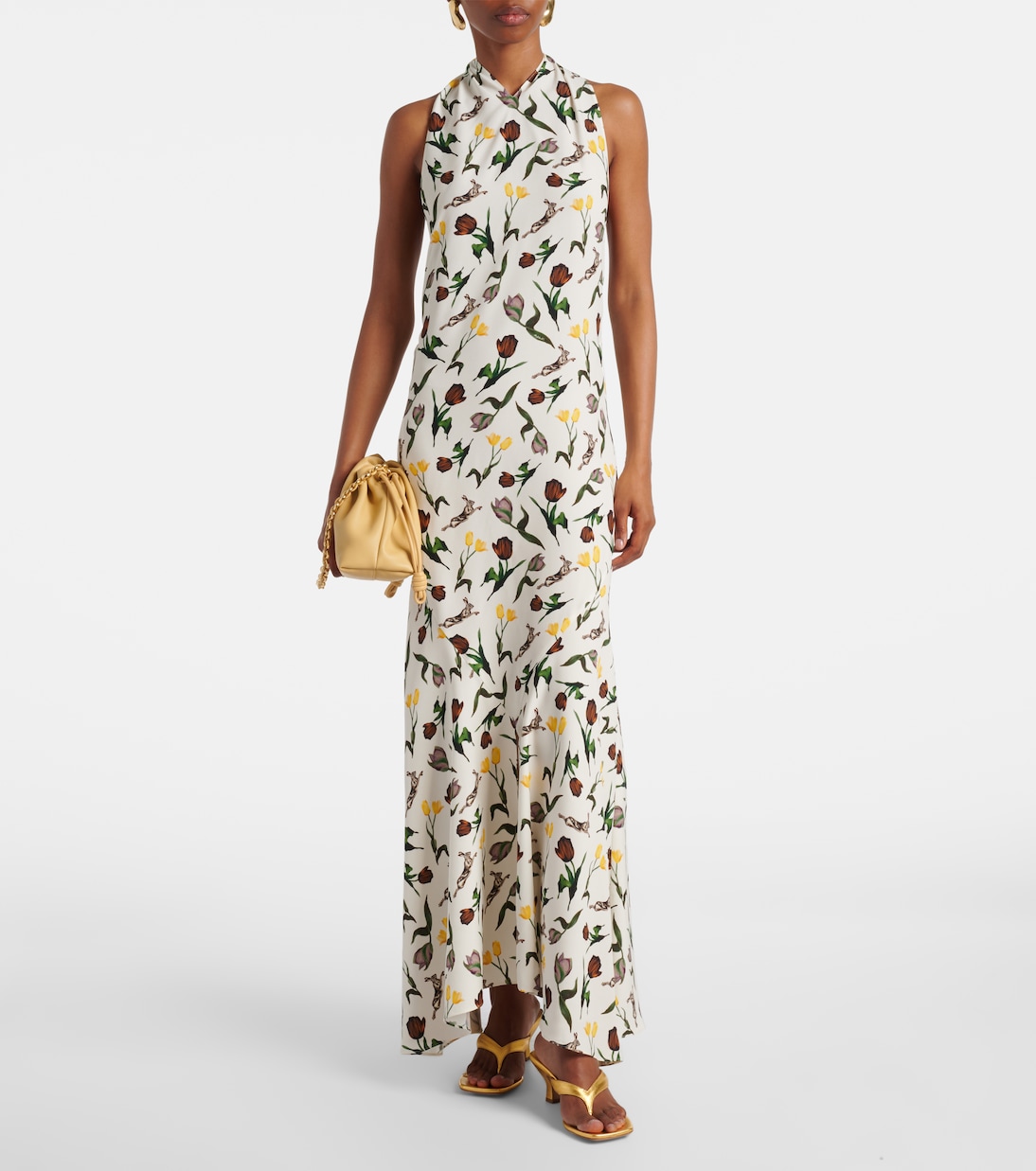 Robe midi à fleurs | Marni