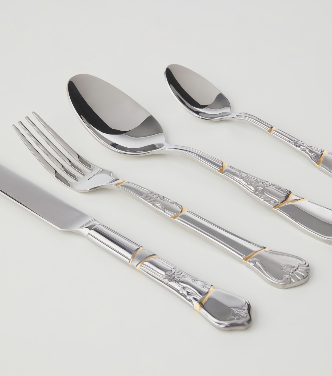 Kintsugi stainless steel flatware set by Marcantonio Raimondi Malerba | Seletti
