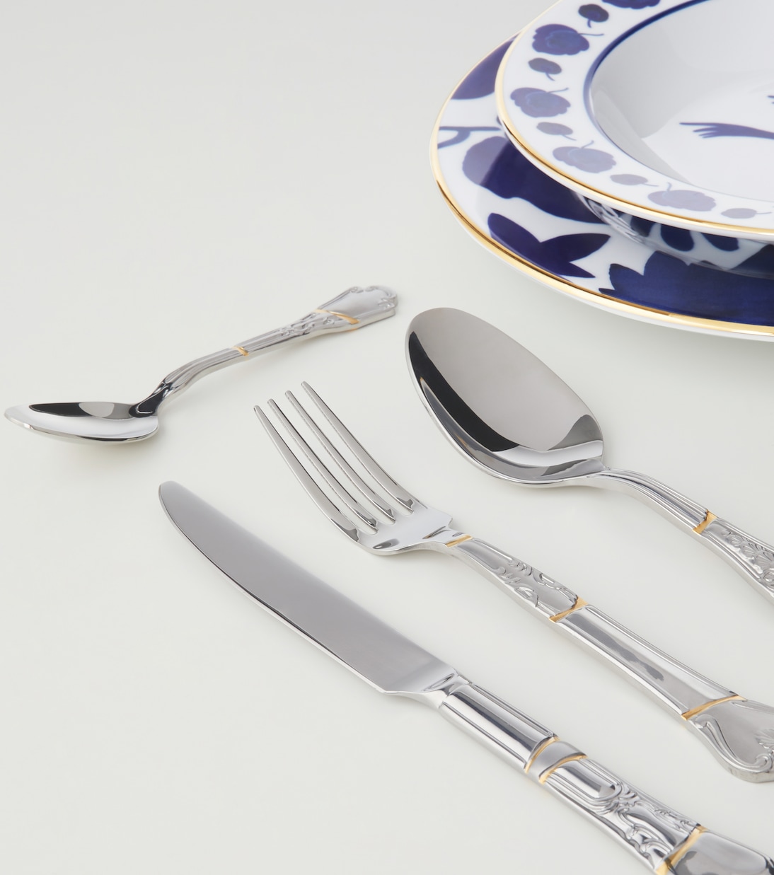 Kintsugi stainless steel flatware set by Marcantonio Raimondi Malerba | Seletti