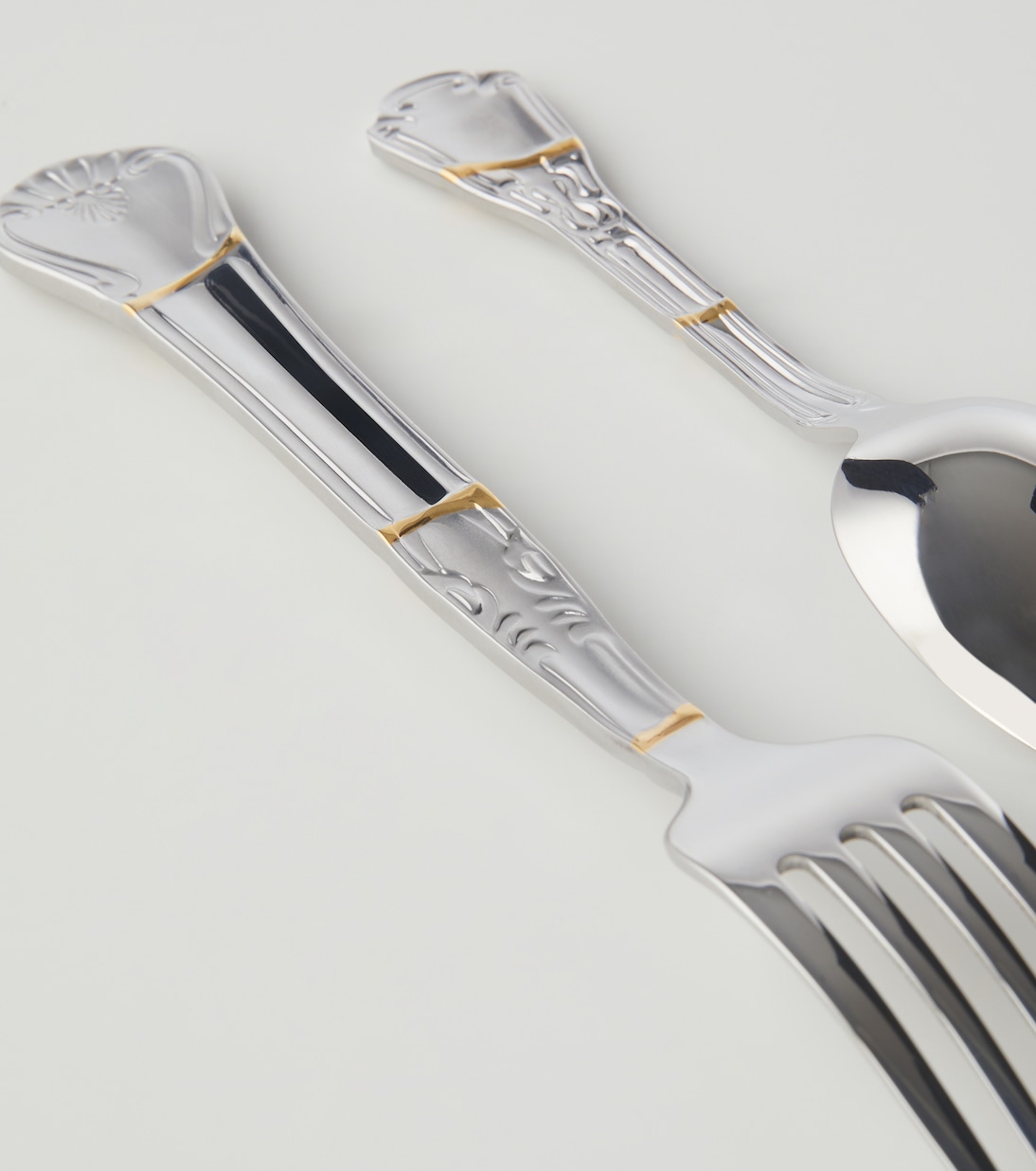 Kintsugi stainless steel flatware set by Marcantonio Raimondi Malerba | Seletti