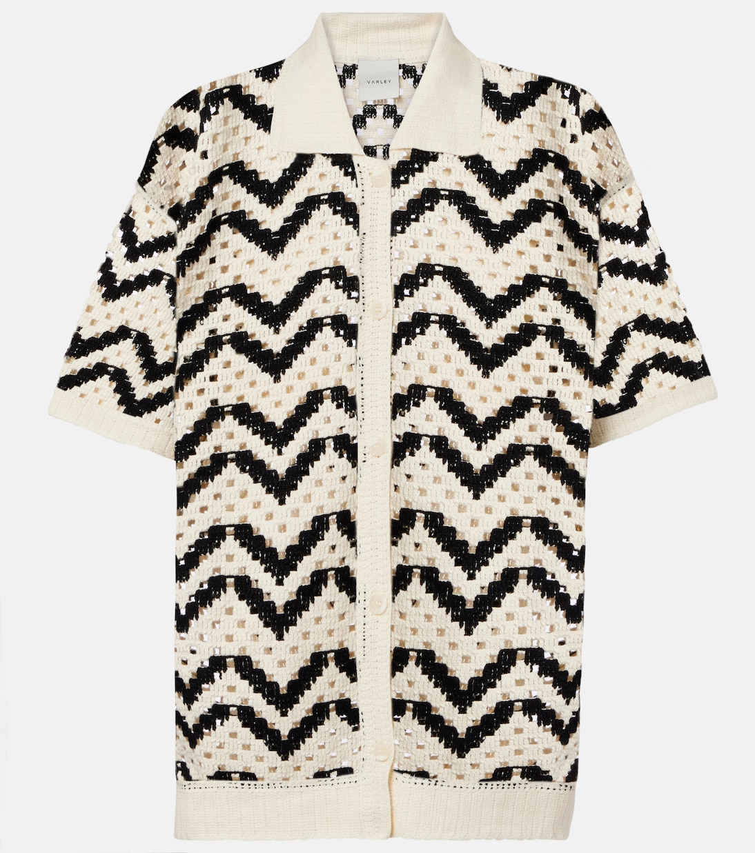 Polo Anais in crochet di cotone | Varley