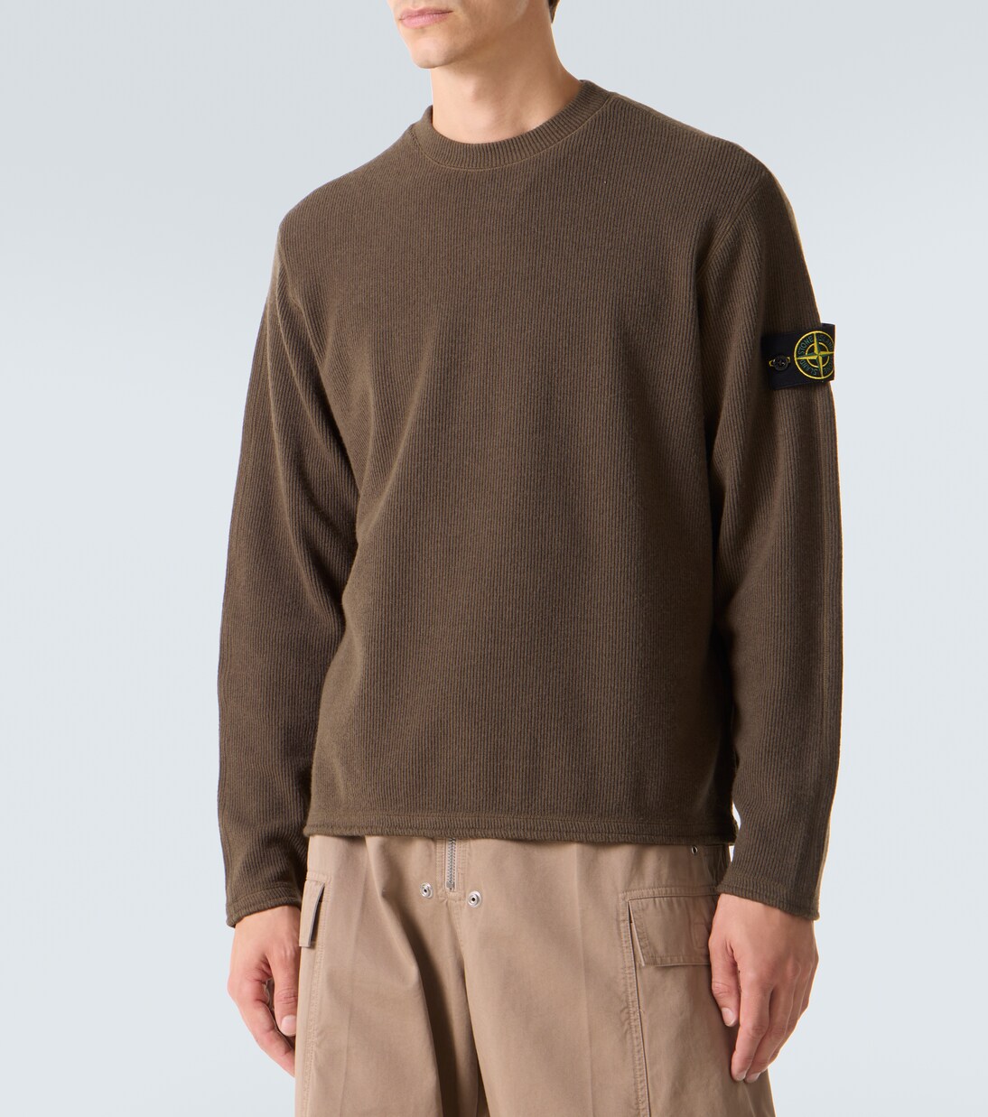 Sweatshirt Compass aus einem Wollgemisch | Stone Island