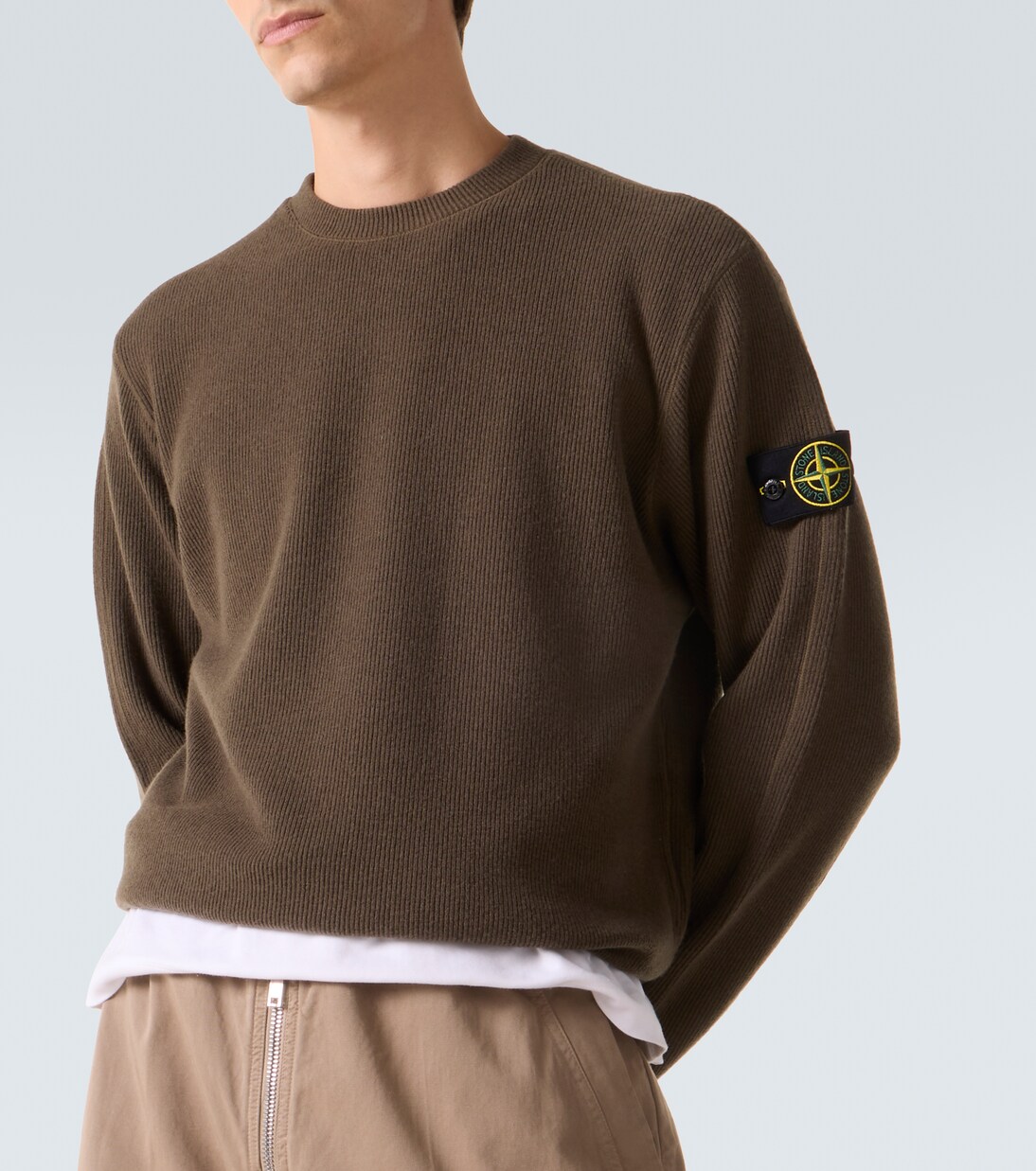 Sweatshirt Compass aus einem Wollgemisch | Stone Island