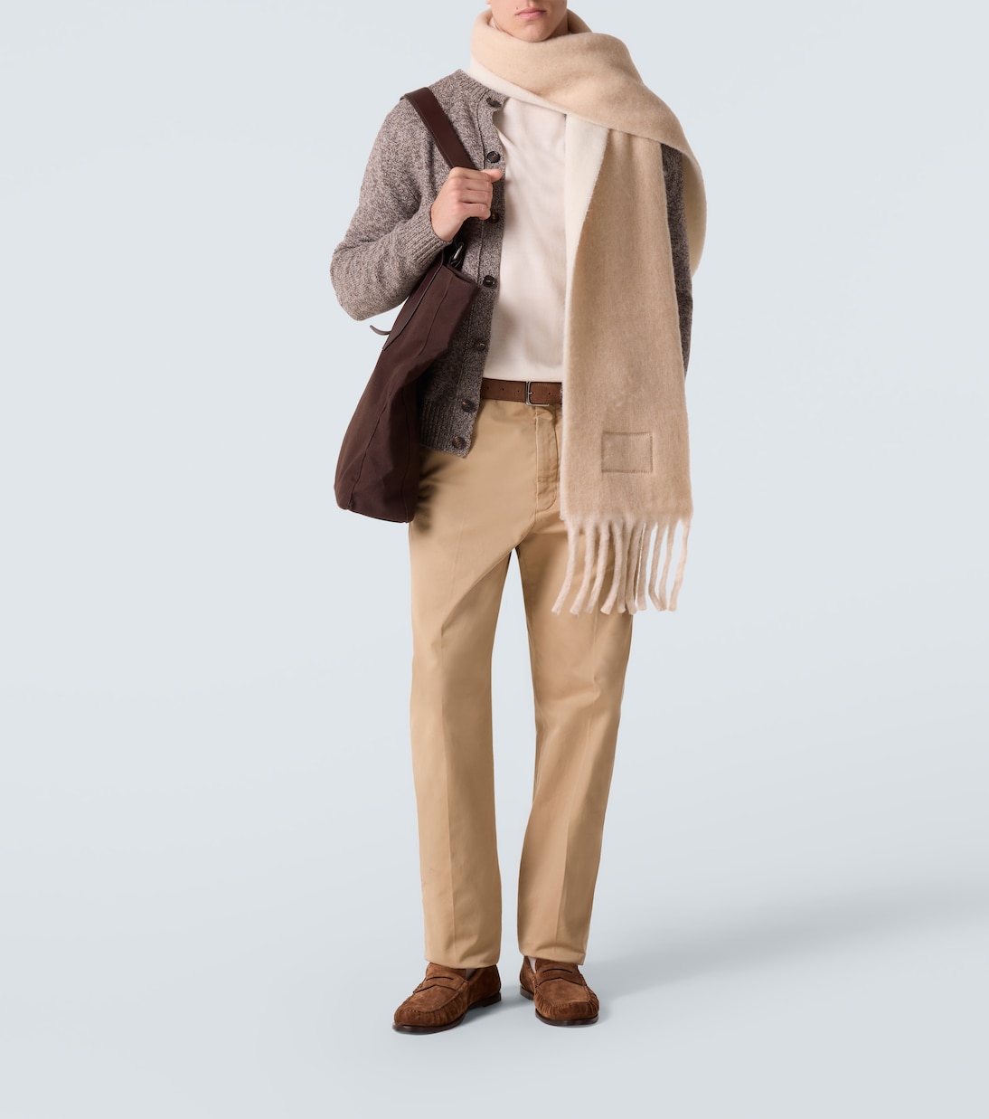 Cotton straight pants | Slowear