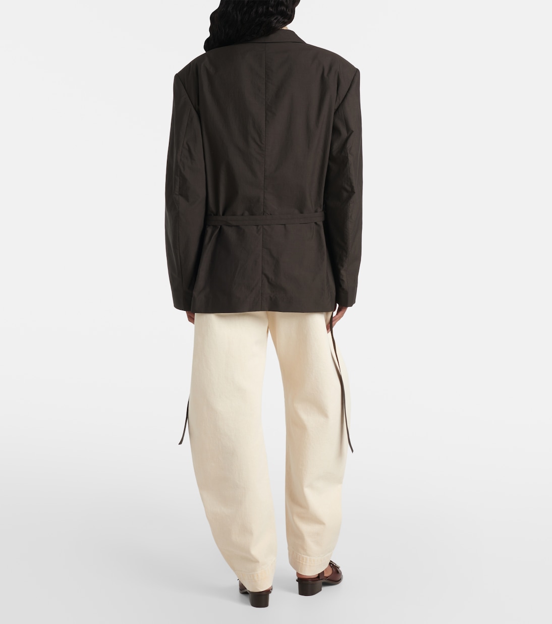 Blazer en coton et soie | Lemaire