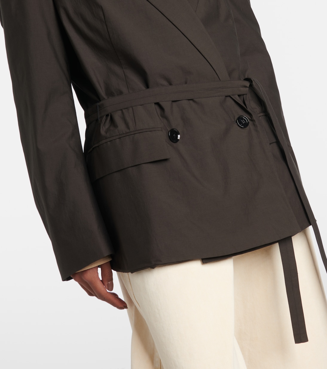 Blazer en coton et soie | Lemaire