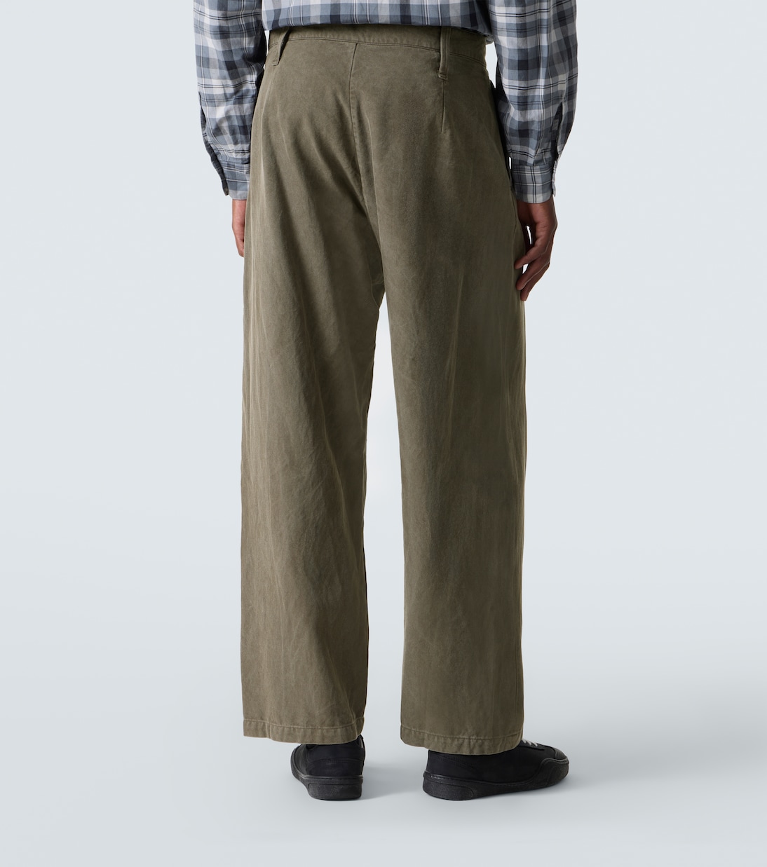 Silk and cotton wide-leg pants | A.Presse