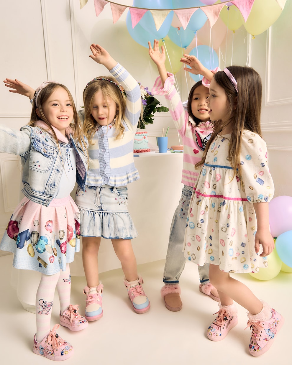 x Disney® – Mini-jupe en jean | Monnalisa
