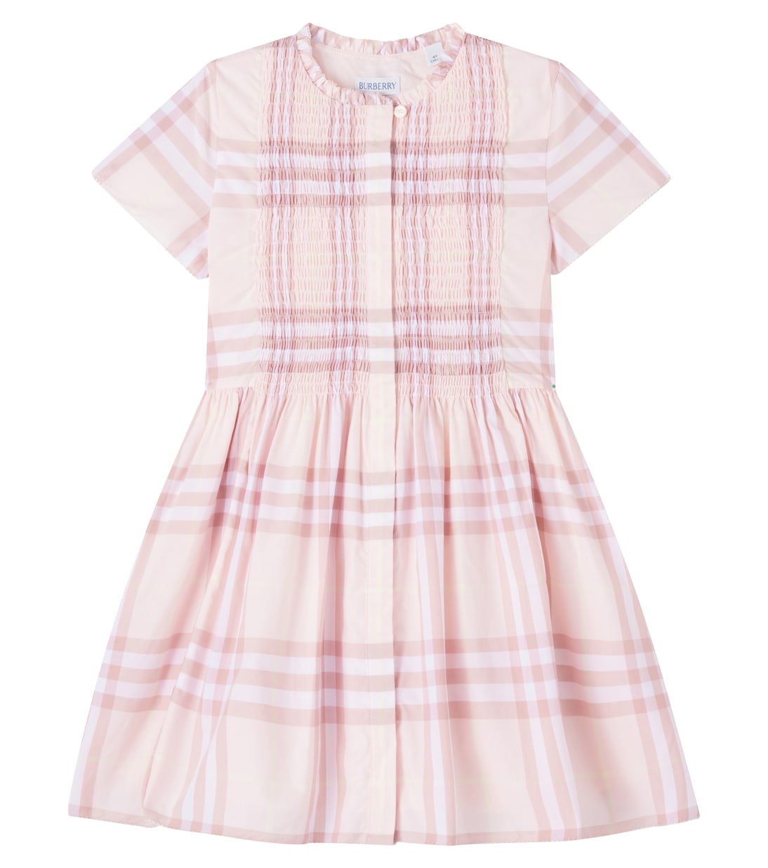 Burberry Check smocked cotton dress | Burberry Kids