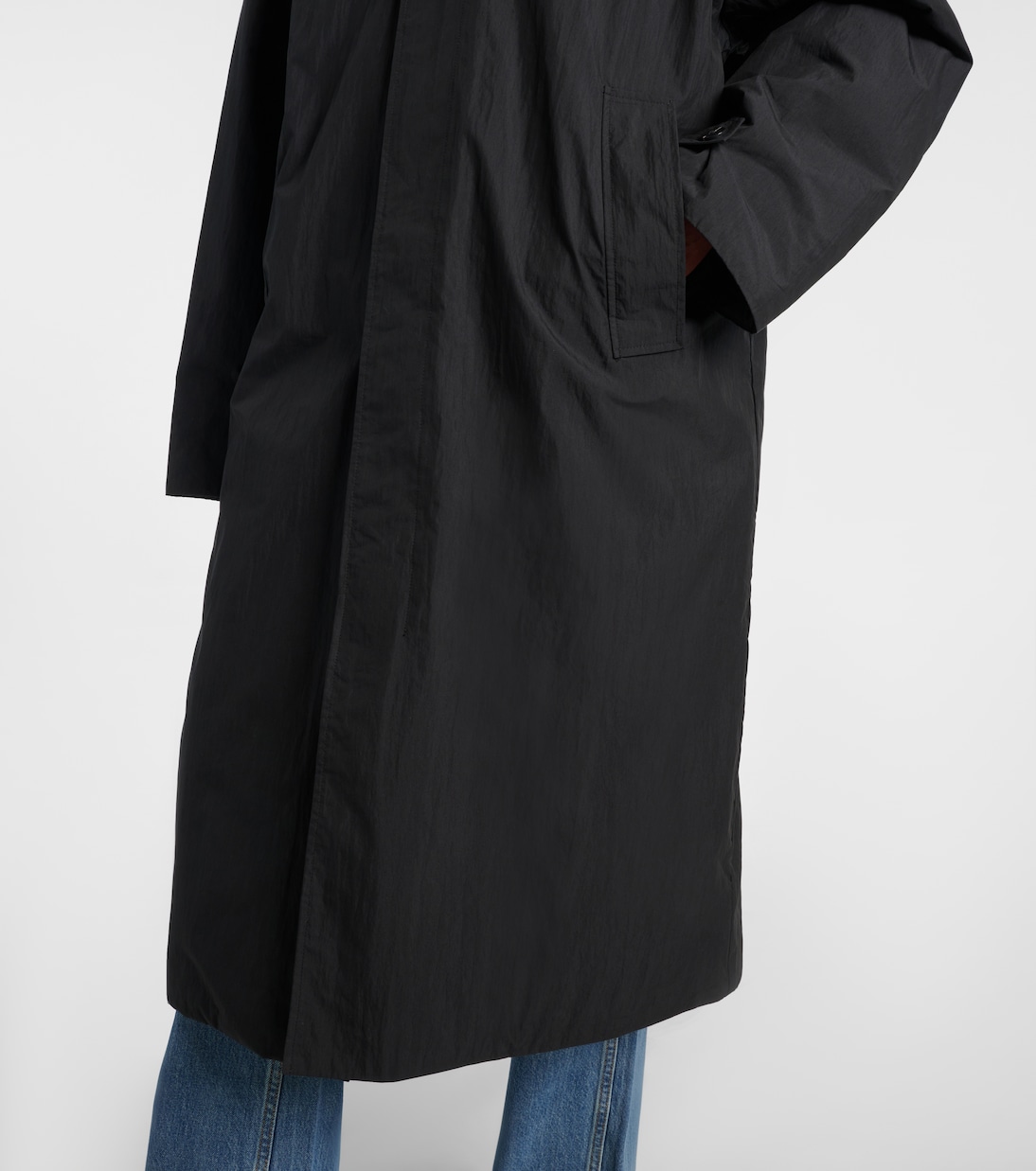 Manteau à capuche en coton mélangé | Aya Muse