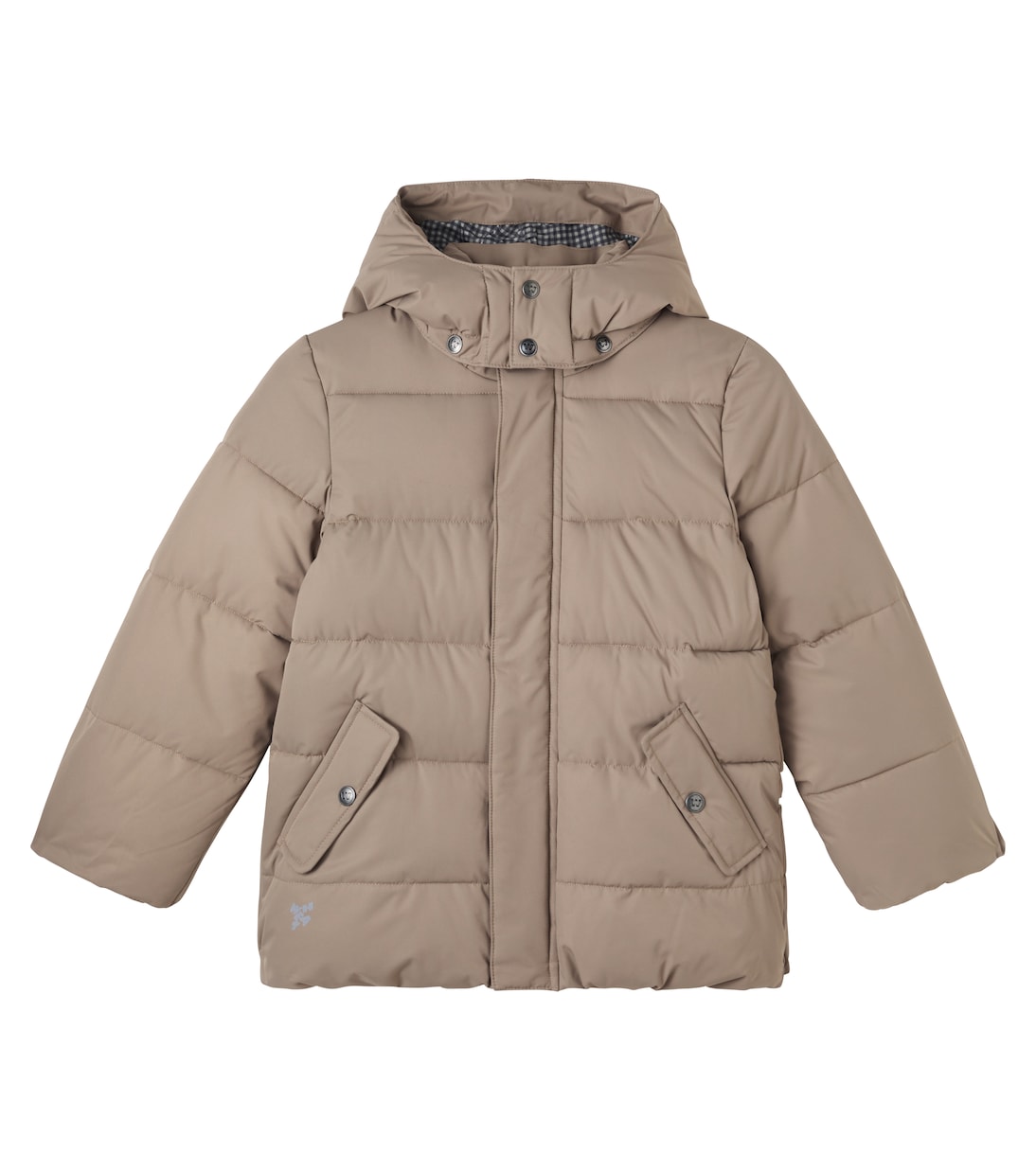 Gael hooded puffer jacket | Wheat