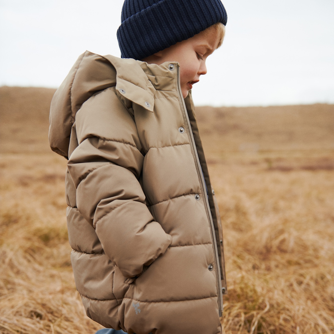 Gael puffer coat | Wheat