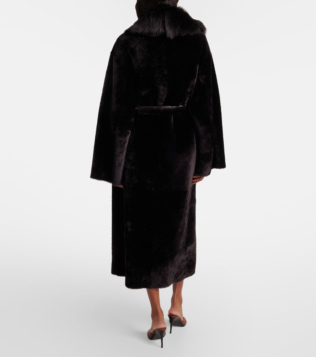 Isadora shearling wrap coat | Nour Hammour
