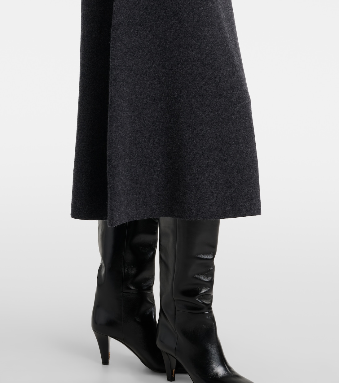 Wool and cashmere midi skirt | Jardin des Orangers