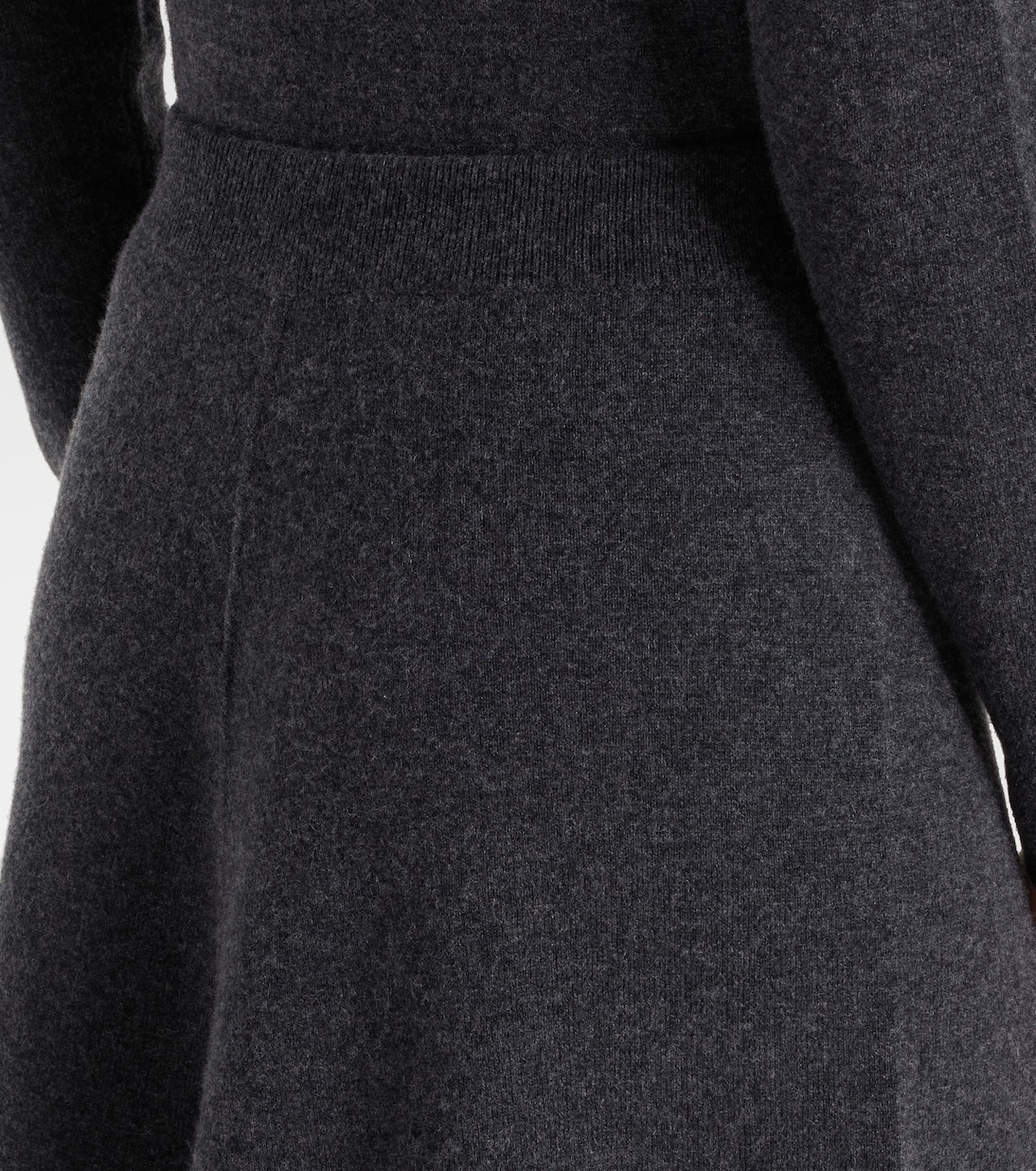Wool and cashmere midi skirt | Jardin des Orangers