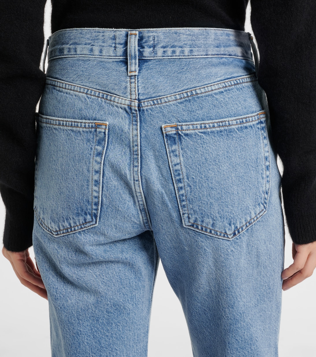 Valen high-rise straight jeans | Agolde