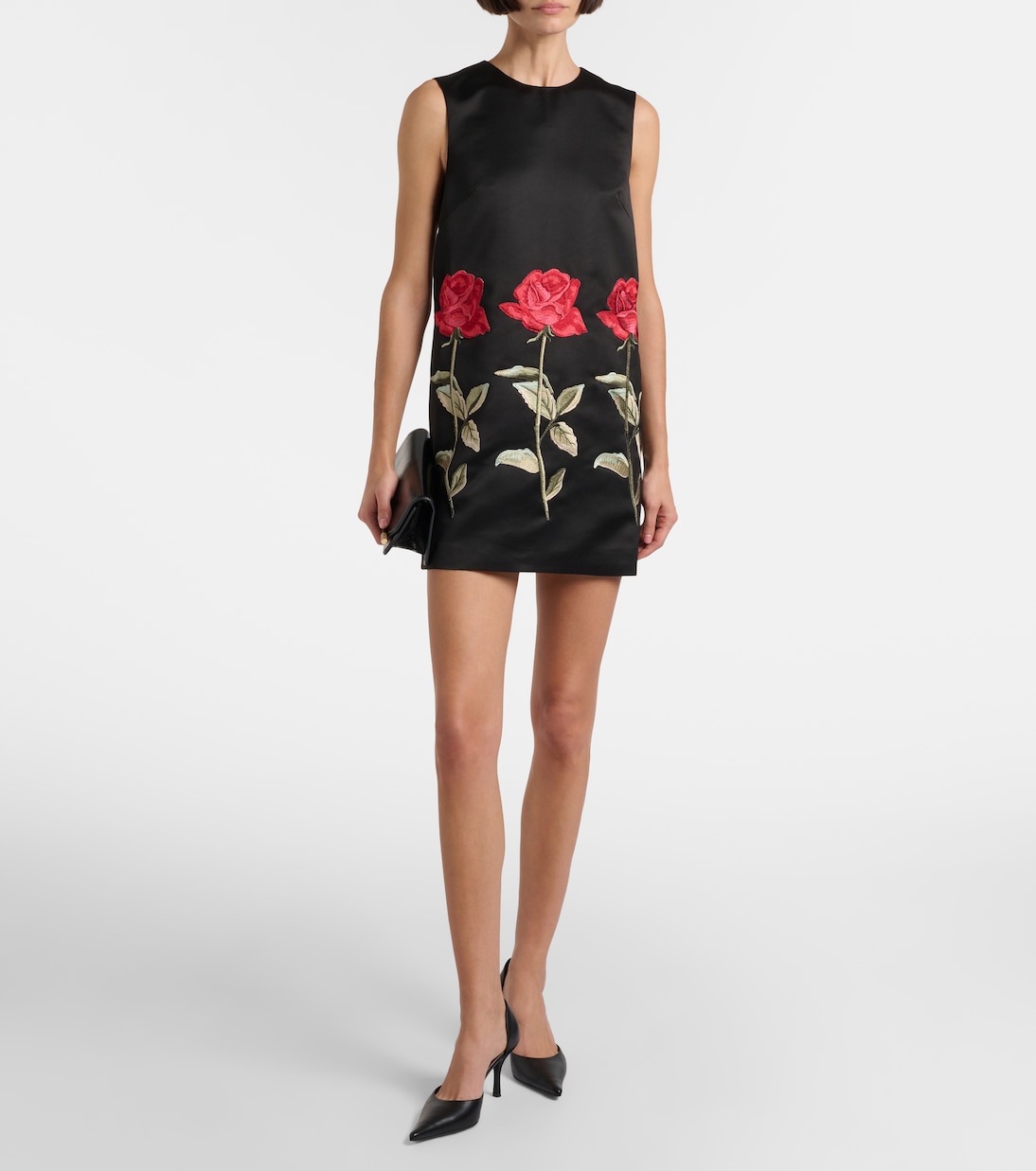 Yvonne floral embroidered minidress | Leo Lin