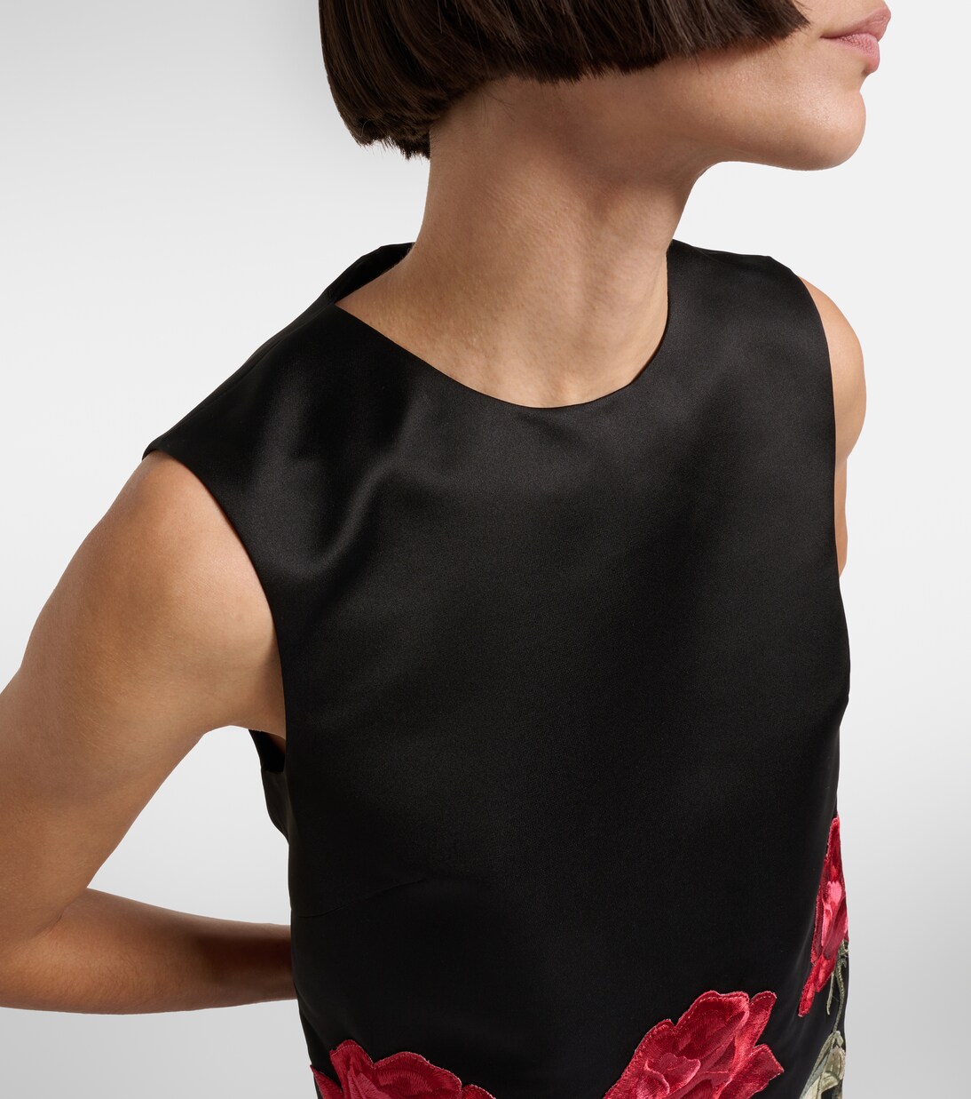 Yvonne floral embroidered minidress | Leo Lin