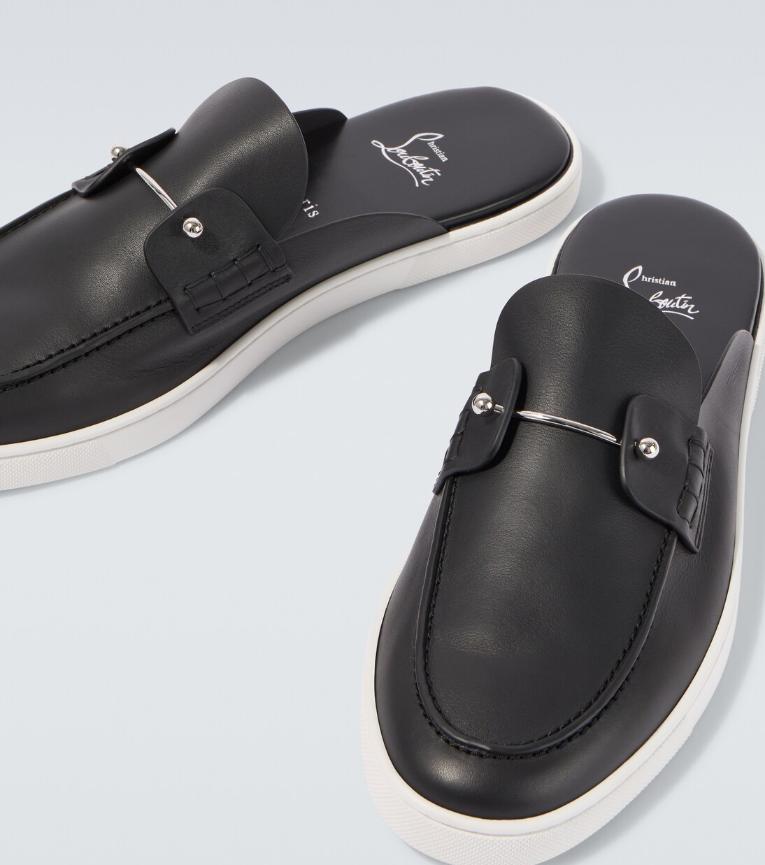 Chanme leather mules | Christian Louboutin