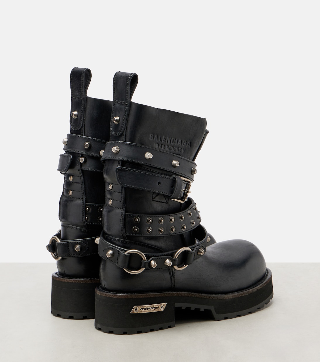 Botas biker Venom City de piel | Balenciaga