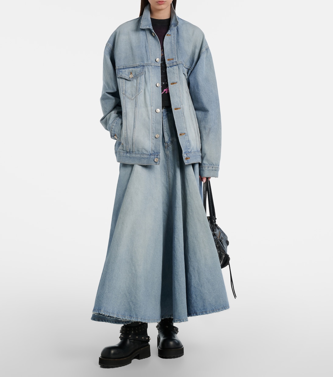 Botas biker Venom City de piel | Balenciaga