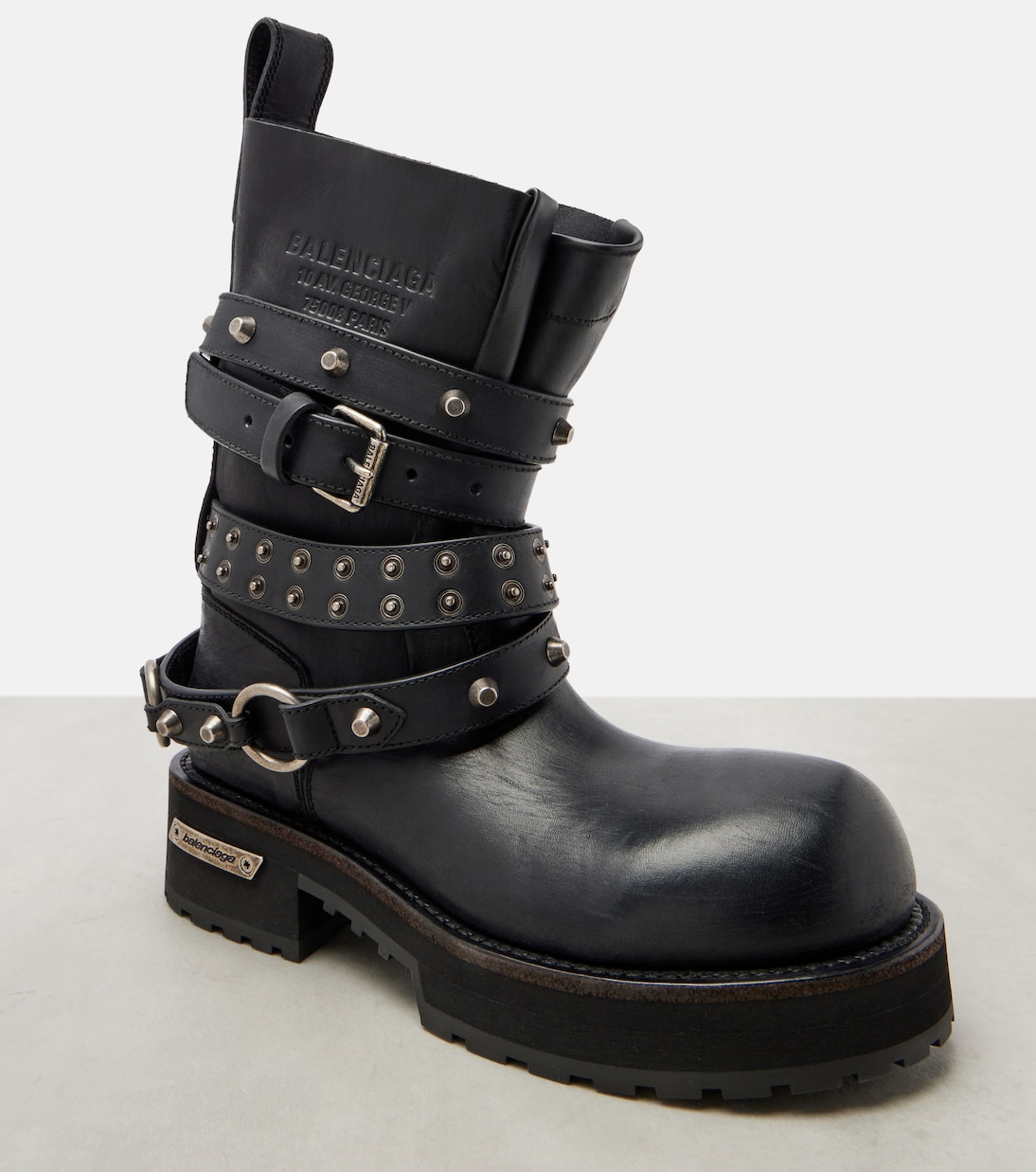 Botas biker Venom City de piel | Balenciaga