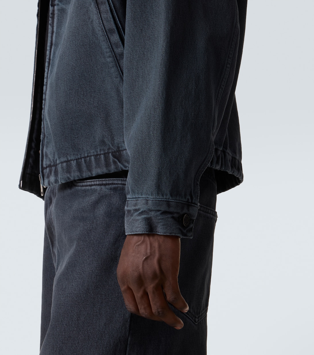 Denim blouson jacket | Prada