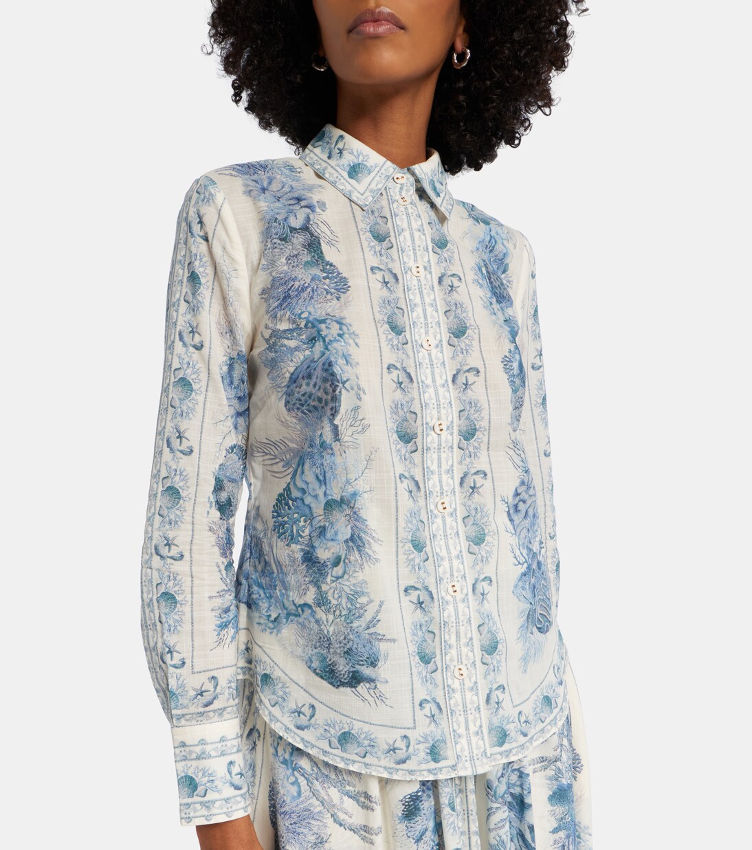 Wanderlust cotton shirt | Zimmermann