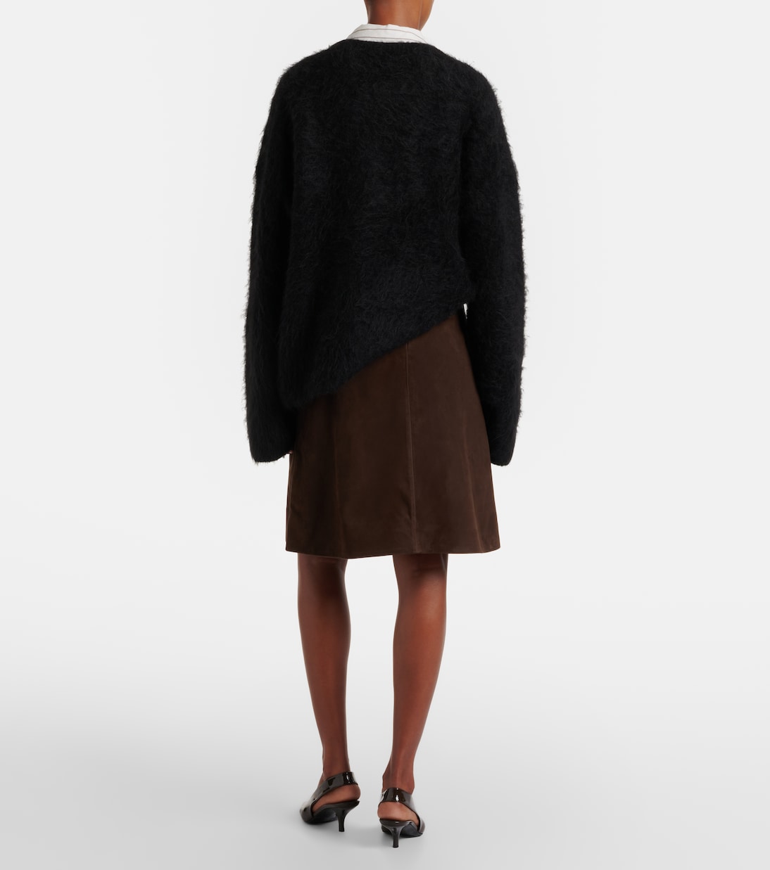 Minirock aus Veloursleder | Toteme