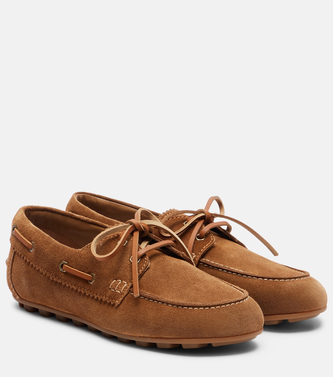 H693 suede boat shoes | Hogan