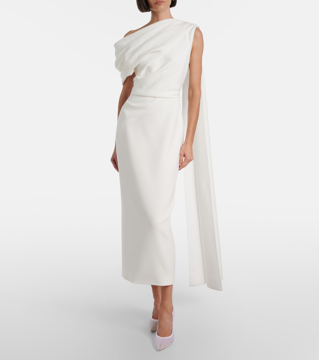 Voile 105 satin-trimmed tulle pumps | Aquazzura